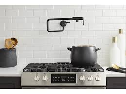 Each of these modern wall mount vanities has the options to come with handles, in a woody brown, stark black or gleaming white and there are sizes that will fit the largest to the smallest bathrooms. 9 Pot Fillers For Any Kitchen Style And Need Residential Products Online