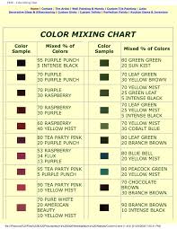 Color Mixing Chart Rosebudpaint Com