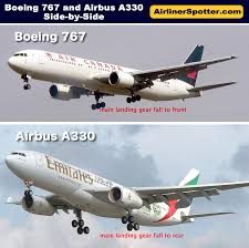 Airbus And Boeing Airliner Side By Side Comparisons