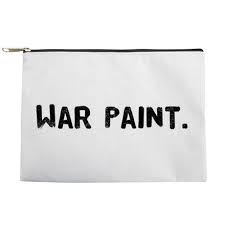 War Paint Makeup Pouch By Sunnydaygifts Cafepress In 2021 Diy Makeup Bag Personalized Makeup Bags Funny Makeup Bag