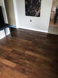 The planks are made from various layers of all synthetic materials. Trafficmaster Walnut Ember Java 6 In X 36 In Vinyl Peel And Stick Vinyl Plank 36 Sq Ft Case Hp3087c The Home Depot Vinyl Plank Peel And Stick Vinyl Peel And Stick Floor