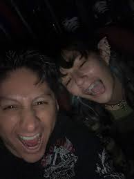 This is me...then(1986) and now. Still in love with New Wave/industrial.