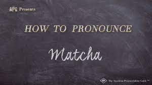 Jul 09, 2021 · pronunciation of matcha with 3 audio pronunciations. How To Pronounce Matcha Matcha Pronunciation Youtube