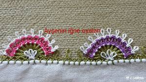 Yeni Sik Ve Gosterisli Yelpaze Igne Oyasi Modeli Anlatim Oya Ornekleri Kanavice Oya
