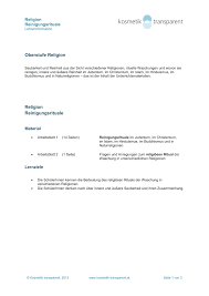 Oberstufe Religion Religion Reinigungsrituale