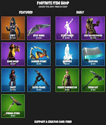 Type /start to learn how to use the bot. Fortnite Item Shop Skins Tracker What Skins Are In The Item Shop Today Friday August 9 Daily Star