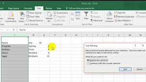Because the birthyr column contains only numbers, its order options are slightly different from the text column options. How To Sort In Alphabetical Order In Microsoft Excel Youtube