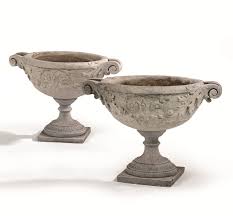 Paire De Vases En Marbre Blanc Ep Louis Xvi Antiques Urn Crockery