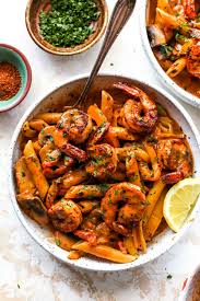 Remove from heat and stir in shrimp and lemon juice. Creamy Cajun Shrimp Pasta Dishing Out Health
