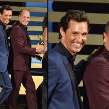 Woodrow tracy harrelson (born july 23, 1961) is an american actor and playwright. Matthew Mcconaughey Im Partnerlook Mit Woody Harrelson Bei Den Emmys Bunte De