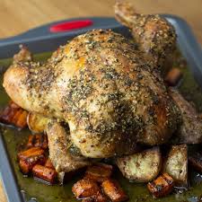 Hearty Roasted Chicken Recipe By Tasty Recipe Roasted Chicken Chicken Herb Roasted Chicken