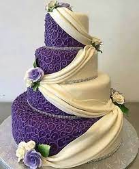 Wecelebratecakes On Instagram Follow Tag The Baker Weddingday Weddingphoto Weddingideas Purple Wedding Cakes Fondant Wedding Cakes Purple Cakes
