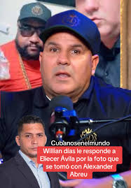 Willian Días Responds to Eliecer Ávila's Photo