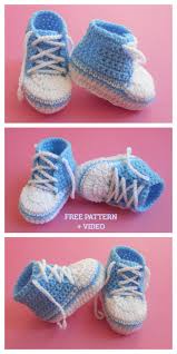 If you have enjoyed this free baby booties knitting pattern and tutorial, please pass our website address along to a friend and do not hesitate to share it or comment below. Converse Baby Sneakers Free Crochet Patterns Video Diy Magazine Crochet Baby Shoes Pattern Crochet Baby Shoes Free Pattern Crochet Baby Boots