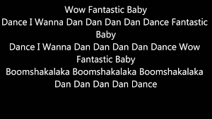 Fantastic Baby Bigbang English Lyrics Youtube