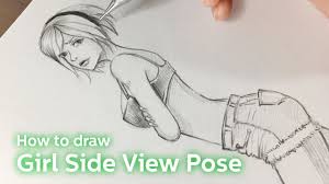 I see the model from a slightly different angle, and those negative spaces look a bit. How To Draw Female Body Bra Side View Sexy Style Sketching Pencil Challenge Day 61 Youtube