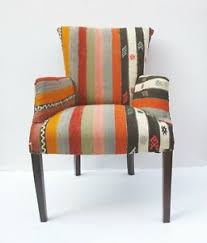 As well as ready stock of sofas, armchairs, ottomans and foot stools we carry a large selection of kilims which you can choose to be upholstered in our product range. Kilim Chair In Chairs For Sale Ebay