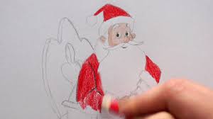 Weihnachtsmann Zeichnen Beim Schuhe Putzen How To Draw Santa Claus Kak Narisovat Deda Moroza Youtube