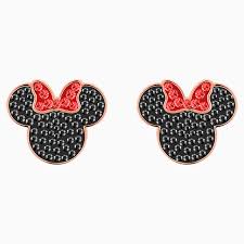 Our wide selection is elegible for free shipping and free returns,buy gemstar jewellery round white simulated diamond 14k black gold finish disney mickey mouse heart earrings and other stud at , products at discount prices thousands of items added daily explore our product range online! Swarovski Mickey Minnie Pierced Earrings Black Rose Gold Tone Plated Savoy S Jewellers