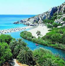 Die verwendungsbeispiele wurden maschinell ausgewählt und können dementsprechend fehler enthalten. The Amazing Preveli Palm Beach And River Googreece