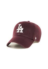 Brand Mlb Los Angeles Dodgers Clean Up Cap Dark Maroon Cr17x65a05s Hats For Men Dodgers Los Angeles Dodgers