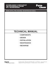 Technical Manual Fire Safety Supply Manualzz Com