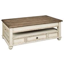 Go with what you love, and whatever will flow with the rest of your decor. Realyn Coffee Table With Lift Top White Brown Signature Design By Ashley Target