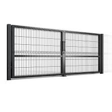 The swing gates tube design can also be furnished in aluminum or stainless steel. Double Swing Gate Double Leaf Design Perfect For All Entry Purposes