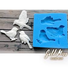 Silicone Mold Bird In Flight Bird Mold House Sparrow Chocolate Etsy Silicone Molds Fondant Silicone Molds Molding Clay