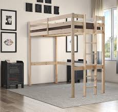 Provided you're not intimidated by the idea of ladder climbing, a loft bed is one of the very best ways to make the most of a really, really small space. Strictly Beds And Bunks Memphis High Sleeper Loft Bunk Bed 4ft 6 Double Amazon Co Uk Kitchen Home