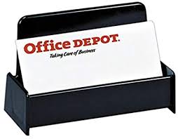 Sign up with office depot's business solutions division. Amazon Com Office Depot 30 Recycled Standard Business Card Holder Black 10410 Sports Fan Jerseys Clothing