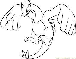 Full page legendary pokemon lugia coloring pages. Lugia Pokemon Coloring Page For Kids Free Pokemon Printable Coloring Pages Online For Kids Coloringpages101 Com Coloring Pages For Kids