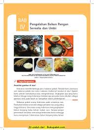 Resep makanan setengah jadi dari umbi. Bab 4 Pengolahan Bahan Pangan Serealia Dan Umbi