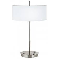 Table Lamp With Usb Port Table Lamp With Usb Outlet On Base Table Lamp Lamp Usb Lamp