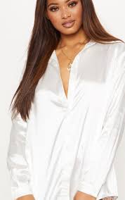 Satin Oversized Shirt Dress 1a1fb5 See your favorite womens white shirts and shirt off white discounted & on sale. www analipsonmd com
