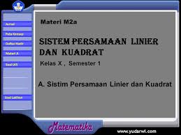 We did not find results for: Peta Konsep Peta Konsep A Sistem Persamaan Linier Dan Kuadrat Ppt Download