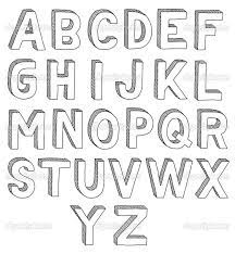 Image depicting all the letters of the alphabet in a 3d block font . Image Result For Bubble Letters With Shadows Lettering Alphabet Lettering Alphabet Fonts Drawing Letters
