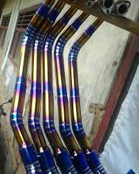 Pin On Half Blue Exhaust Recing Muffler