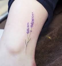 20 Simple Plant Tattoos Lavender Tattoo Lilac Tattoo Delicate Flower Tattoo
