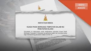 Sultan selangor minta penguatkuasaan lebih tegas ketika pkpb. Pbt Tiada Kuasa Batal Tamat Tarik Lesen Kilang Di Selangor Exco Astro Awani