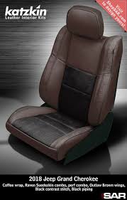 Katzkin Custom Leather Auto Interiors Leather Seat Covers Leather Seat Covers Leather Seat Jeep Grand