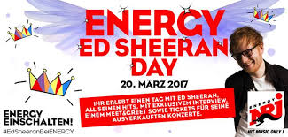 We offer ed sheeran tickets for the concerts on their 2021 tour. Energy Ed Sheeran Day Radioszene