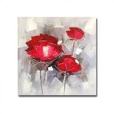 Tela Abstrata Flores Pesquisa Google Coquelicots Peinture Peinture Fleurs Et Fleurs Abstraites