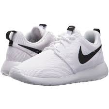 Black And White Nike Running Shoes Womens Nike Roshe One White White Black Women S Shoes 1 295 Ars Liked On Polyvore Featuring Shoes Athle White Nike Shoes Black Shoes Women White Athletic Shoes