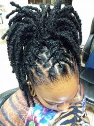 If you have minimal experience, you *must* take my loc styling class to be hired. Love This Loc Updo Natural Hair Styles Locs Hairstyles Beautiful Dreadlocks