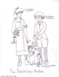 Search for emmanellain in voor sian siran. The Baudelaire Orphans Lineart By Richellethedarknessq On Deviantart