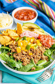 Serve immediately or store in the refrigerator up to 3 days. Healthy Taco Salad Family Food On The Table