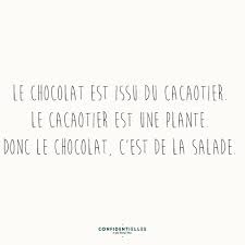 Mot Choco Addict De Mauvaise Foi Citation Chocolat Citation Citation Humour