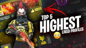 The ak47 is one of the most destructive weapons in free fire. Top 5 Highest Liked Profile Of Garena Free Fire Youtube