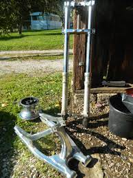 The Hub And Swing Arm Are Off An 81 It 250 Those 43mm Forks Are Off An 82 Yz 490 And Will Be Going On The It Yz Project I Ground O